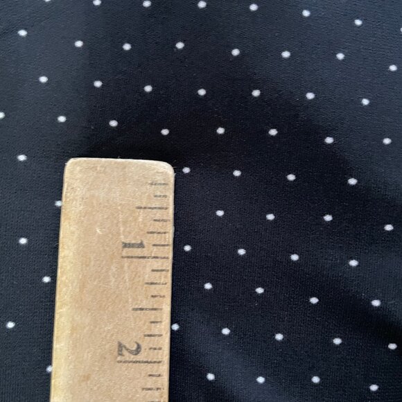 NWT Talbots Womens Sz 20 Black & White Polka Dots Flared Skirt Side Zipper - Picture 12 of 13